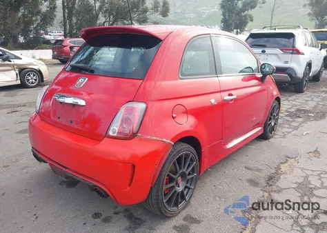 2013 Fiat 500 Abarth z USA, uszkodzony, nr VIN 3C3CFFFH7DT753114